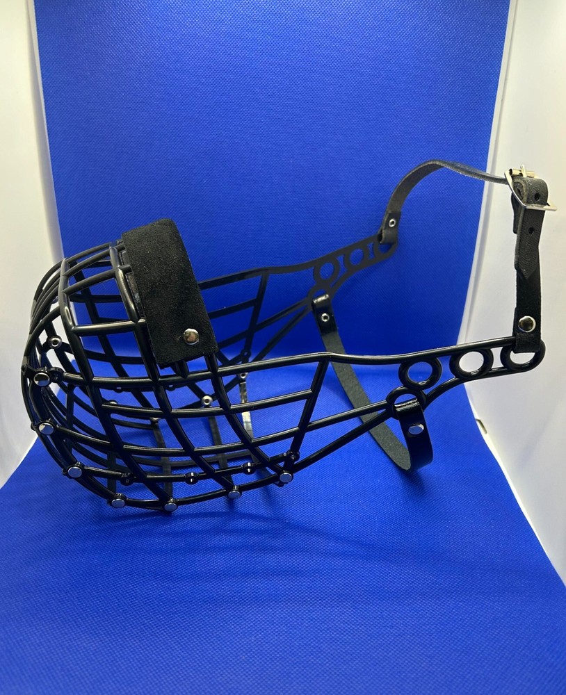 XL BULLY/ROTTWEILER LARGE DOG MUZZLE 117 LIGHT BLACK