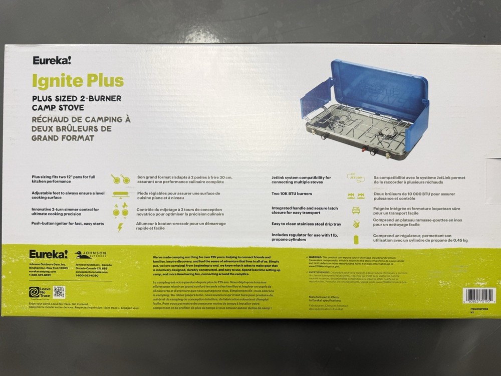 Eureka Ignite Plus Camp Stove 2 Burner
