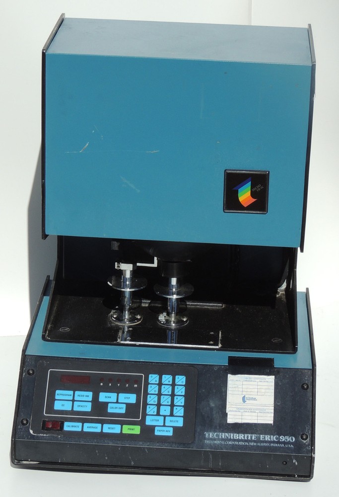 Technibrite ERIC 950 Effective Residual Ink Concentration Machine Micro TB-1C