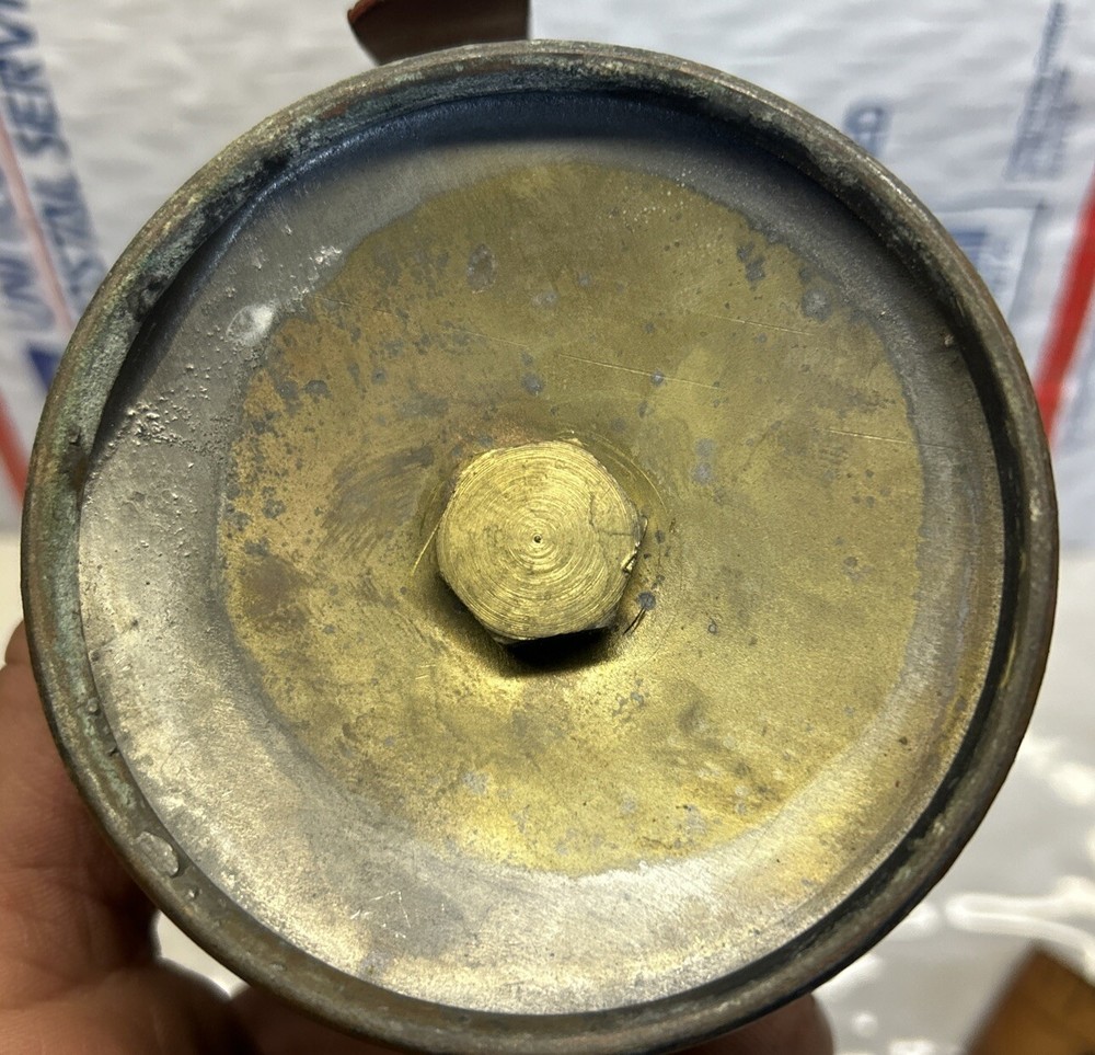 Vintage DUNLAP Brass Mini Denatured Alcohol Torch