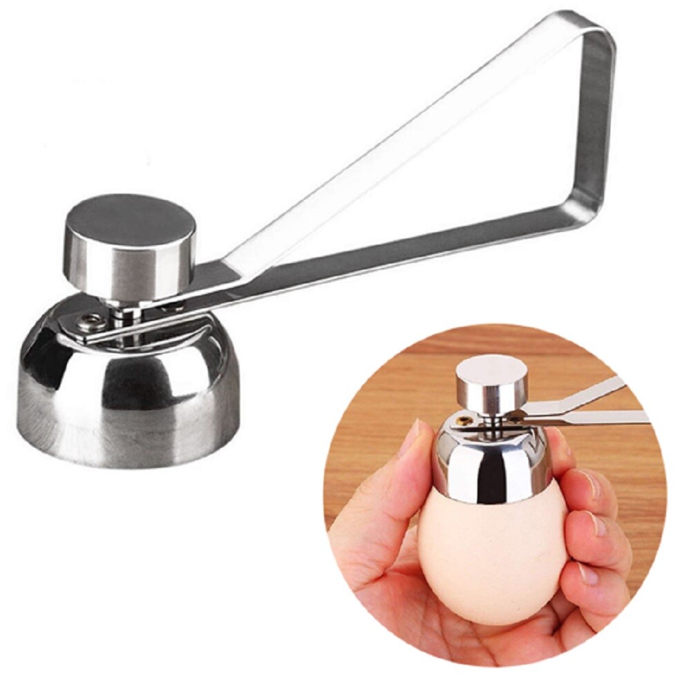 Stainless Steel Egg Topper-Shell Opener Cutter Cracker for Kitchen & Home Use