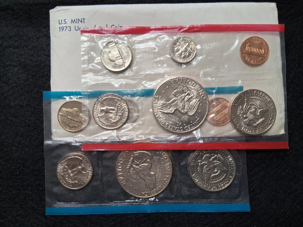 1973 US Mint Set P and D