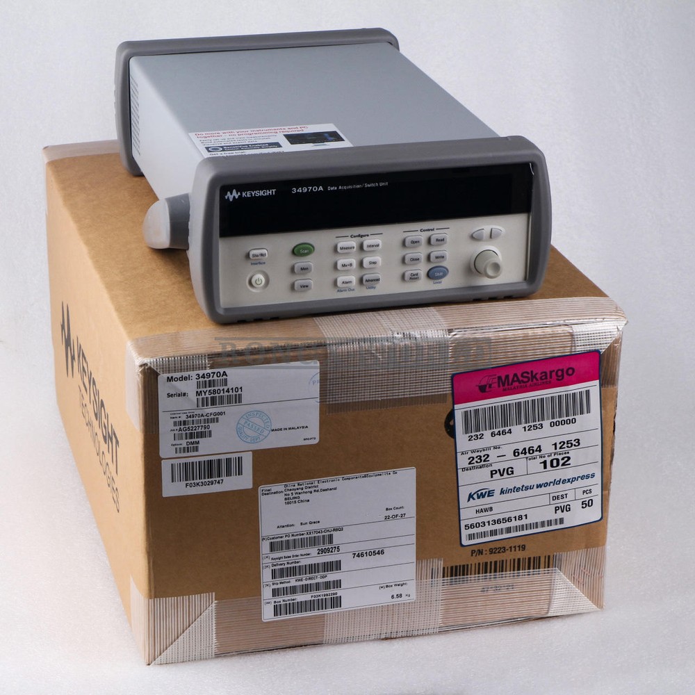 ONE NEW keysight 34970A data acquisition switch 34970A