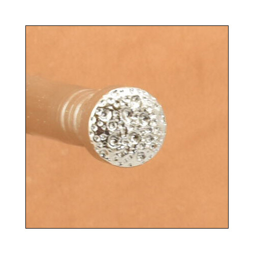 Matting Pebble Texture Small Round M882 Leather Stamp