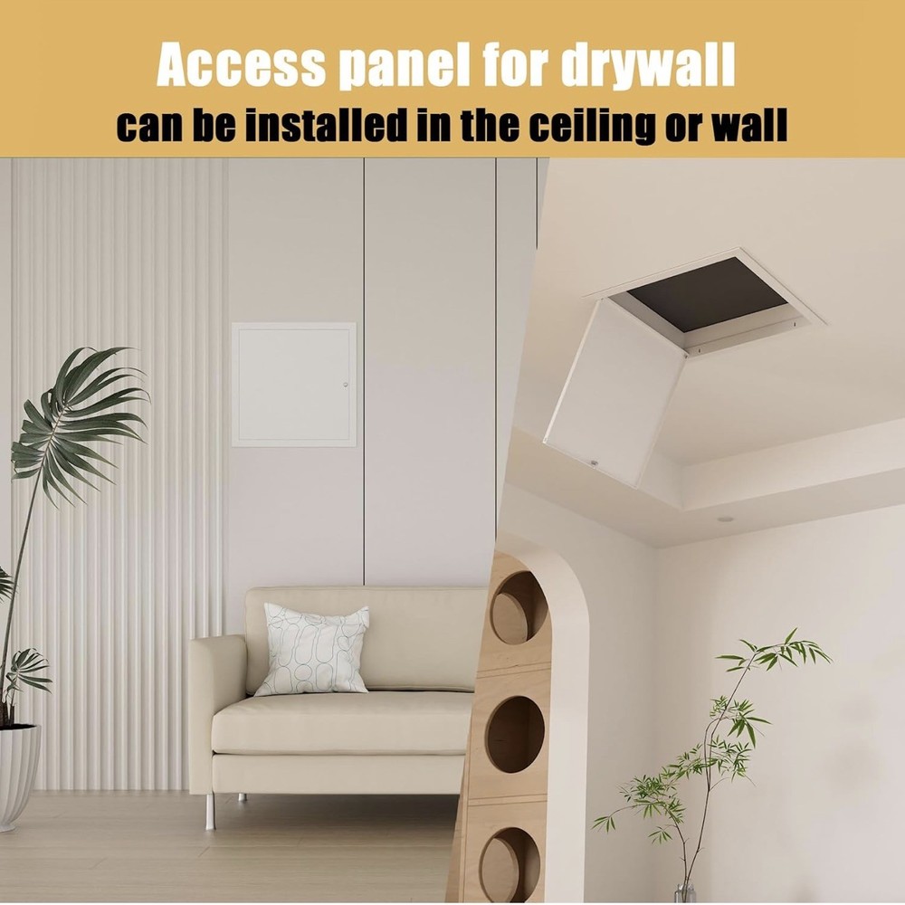 Thicken 1mm 22 x 22 Access Panel for Drywall,Attic Door, Ceiling Access Panel...