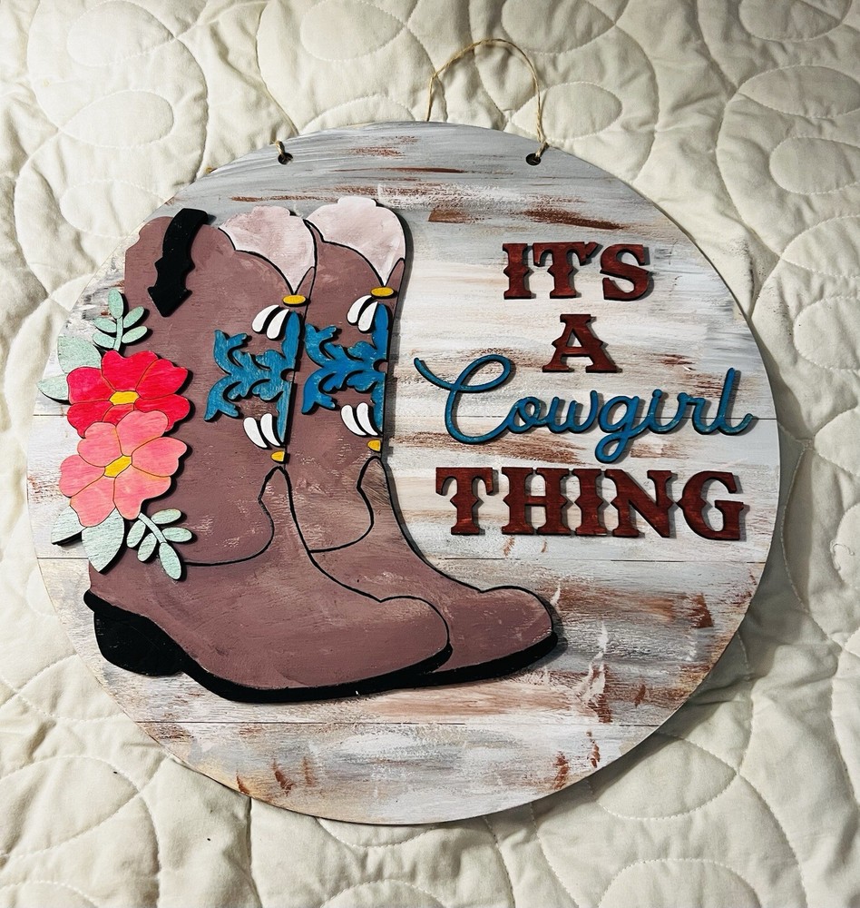 Laser Cut Hand Painted