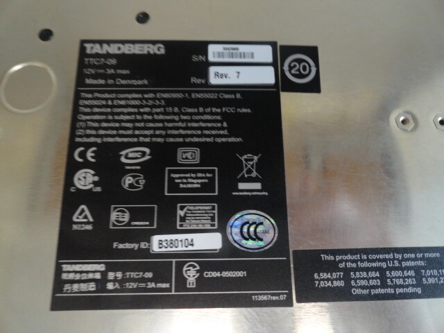 Tandberg TTC7-09 Conference Base Unit