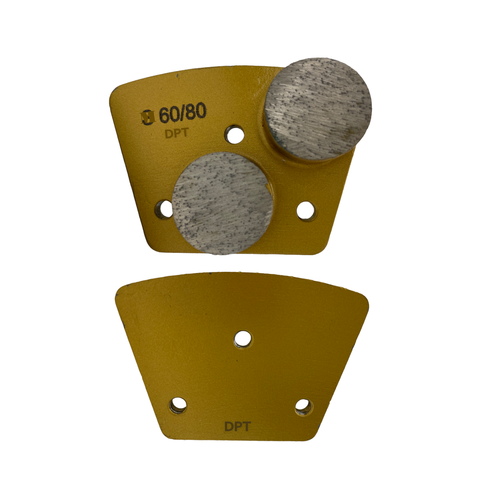 6 Pack Grinding Discs for Bolt-on Grinders Medium Concrete Surface 60 Grit