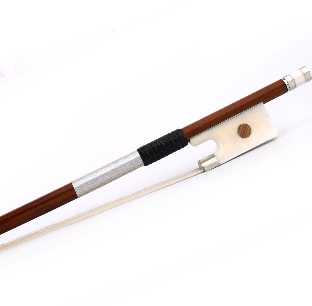 Pro Master Pernambuco Violin Bow 4/4 Special White Bone Big eye Frog Heavy 65g