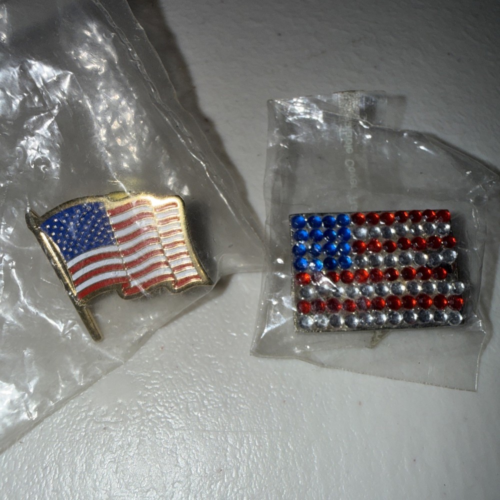 American Flag Pins His & Hers