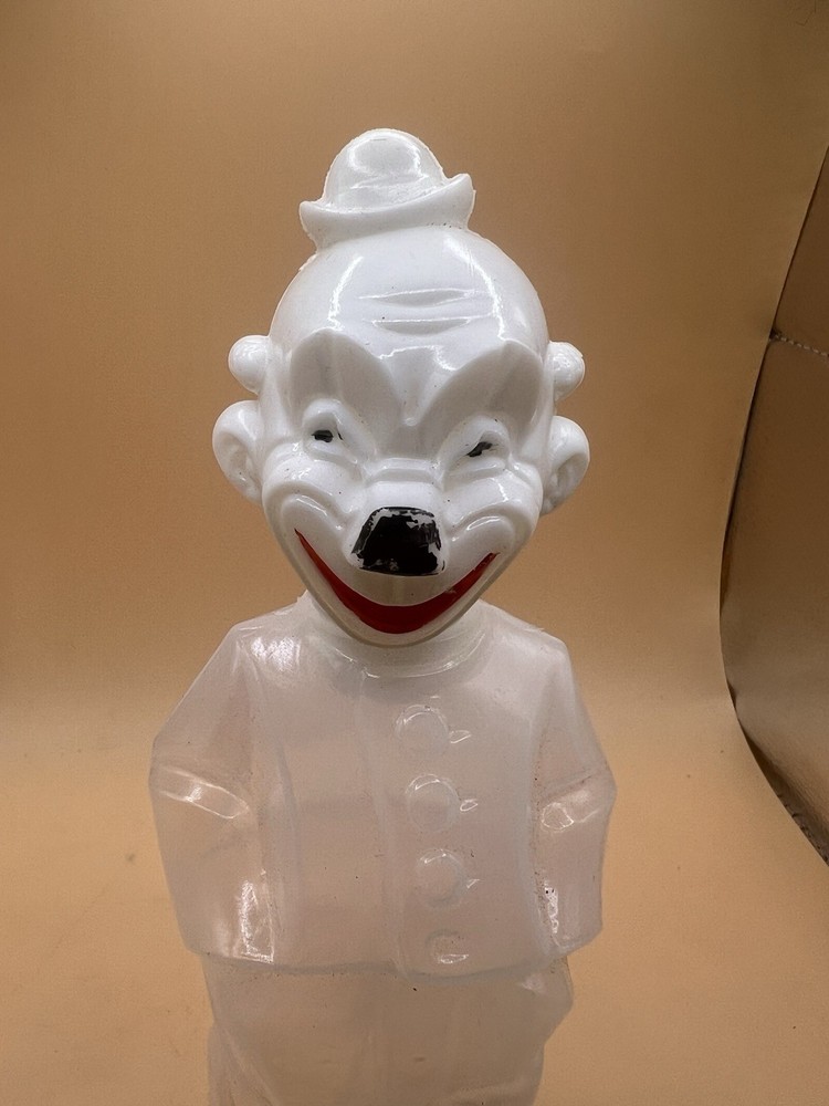 Vintage Plastic Candy Holder Clown