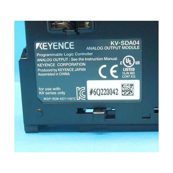 KEYENCE KV-SDA04 High-Speed Analog Output Unit NEW