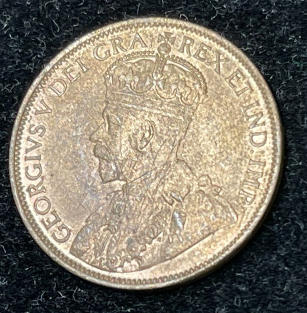 1912 Canada One Large Cent Coin