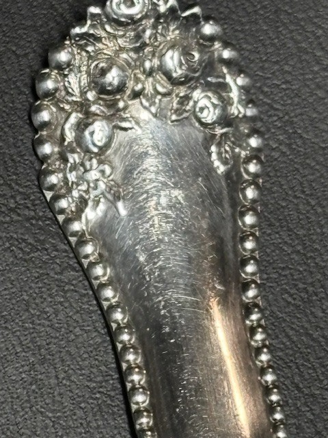 GORHAM ''LANCASTER'' 925 STERLING SILVER ICE CREAM FORK .CIRCA 1897
