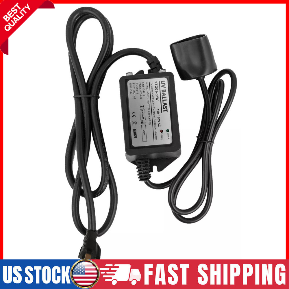 Ballast for 55W Ultraviolet Light Water Purifier Whole House, Light, Audio Alarm