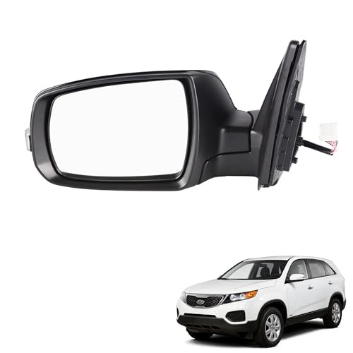 Left Driver Side 7 Pins Heated Power Mirror Compatible with Driver Side (Left)