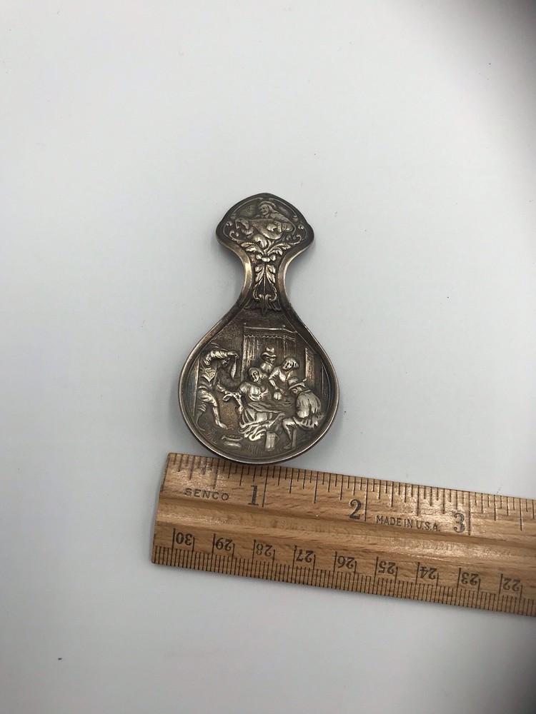 Silver Dutch Tea Caddy Spoon