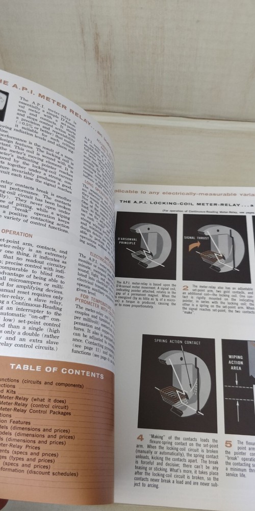 1961 ~ API ~Meter Relays ~ Sales Brochure / Catalog