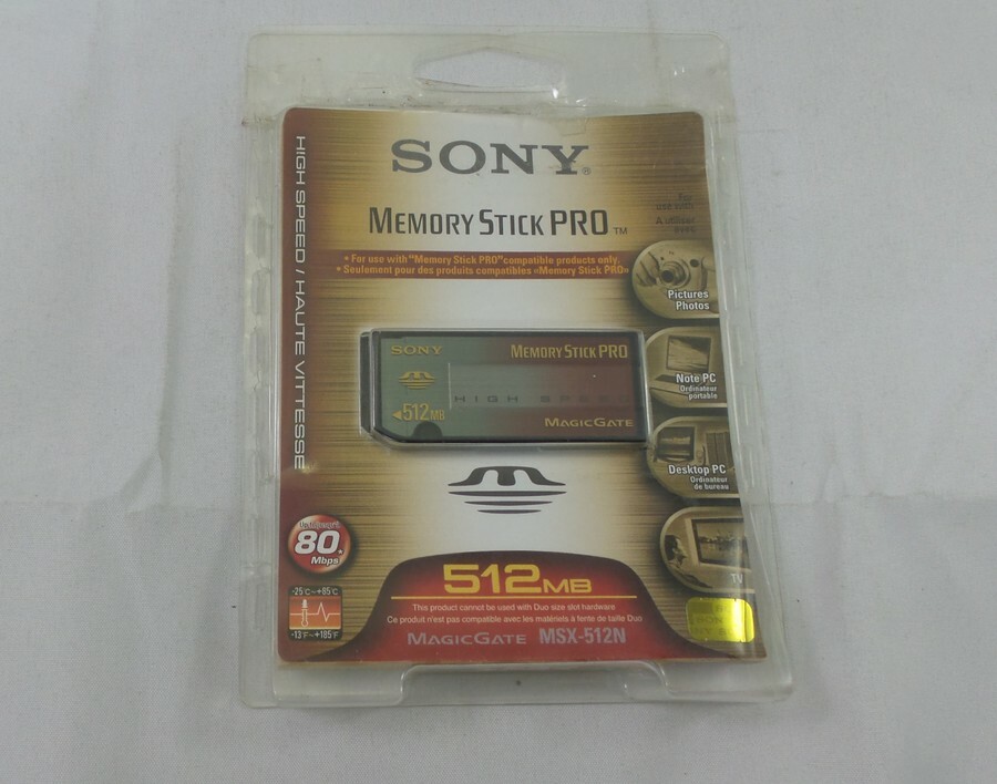 Sony 512 MB High Speed Memory Stick PRO Media (MSX-512N)
