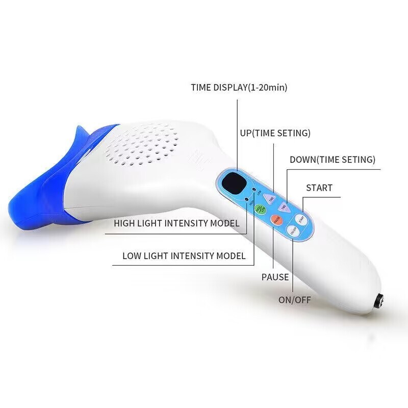 Portable Teeth Whitening Machine Bleaching Accelerator 6 LEDs Cold Light YS-TW-A