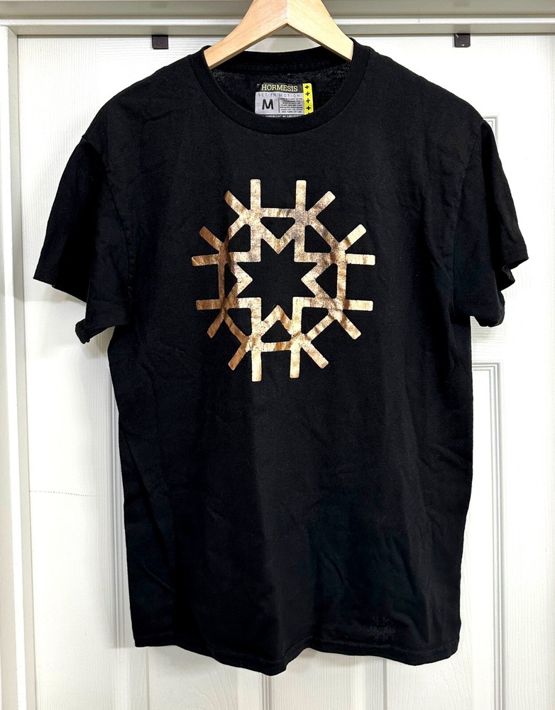 HORMESIS BLACK GOLD MEDIUM M TSHIRT PAINTBALL