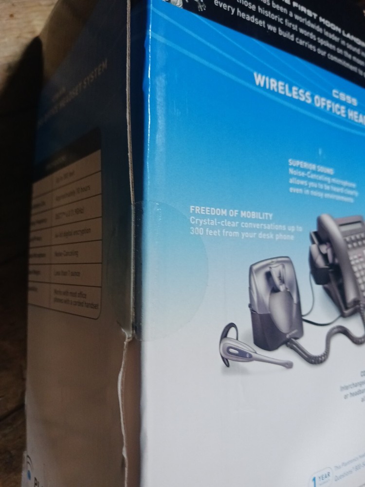 Plantronics CS55 Wireless Office Headset System