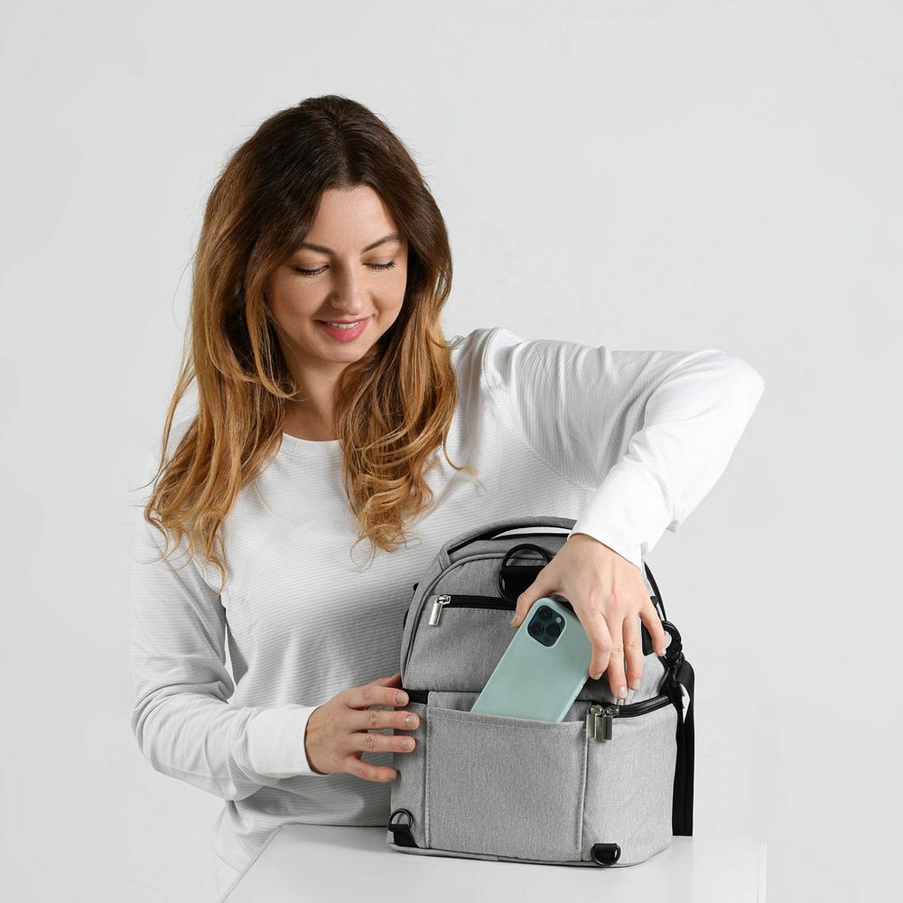 CoolCarry™ Breastpump Cooler Bag + Ice Pack