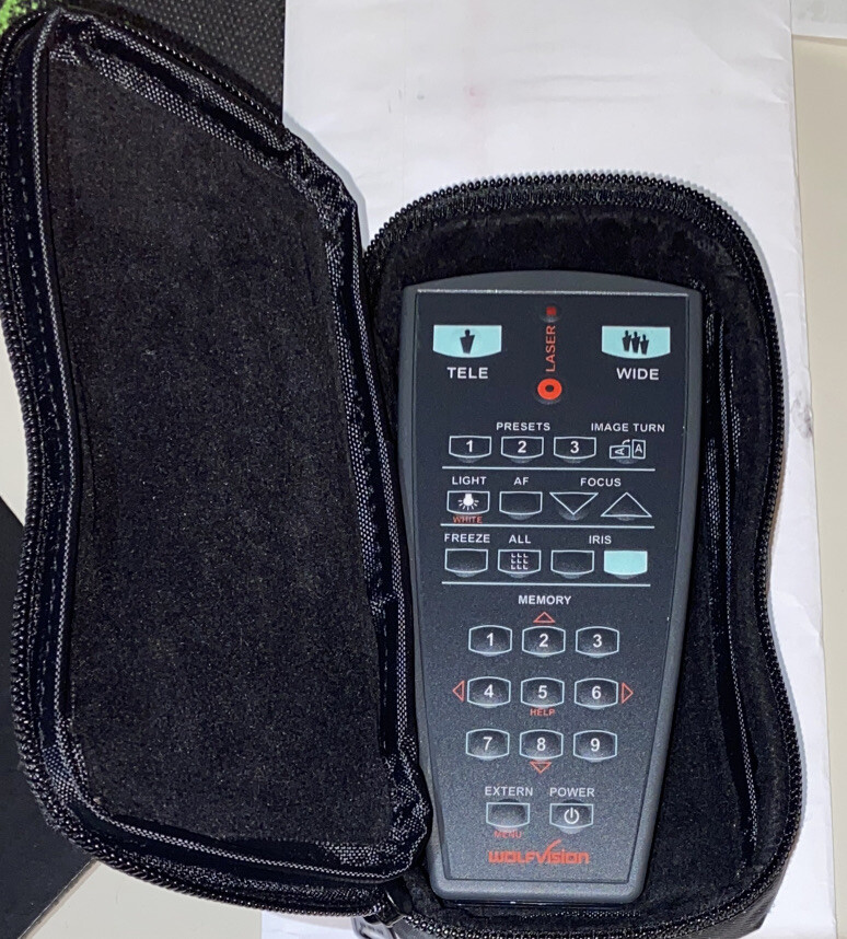 Wolfvision Wolf Vision Laser Pointee Remote Control for Visual Presenter w/case