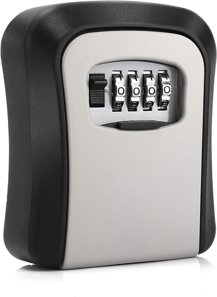 Combination Lock Box for 5 Keys - Weatherproof Wall Mount Key Storage Solution