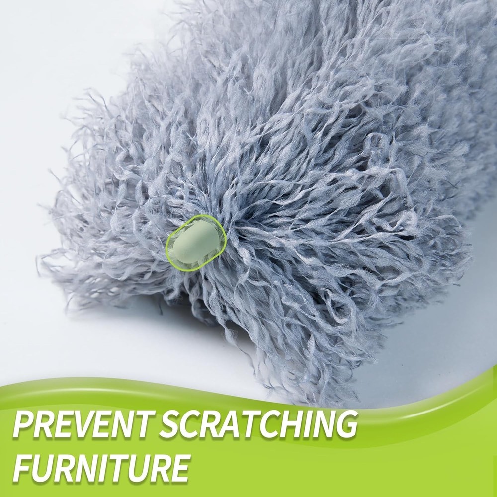 Cobweb Duster with Extension Pole Ceiling Fan Dusting Kit Microfiber Feather