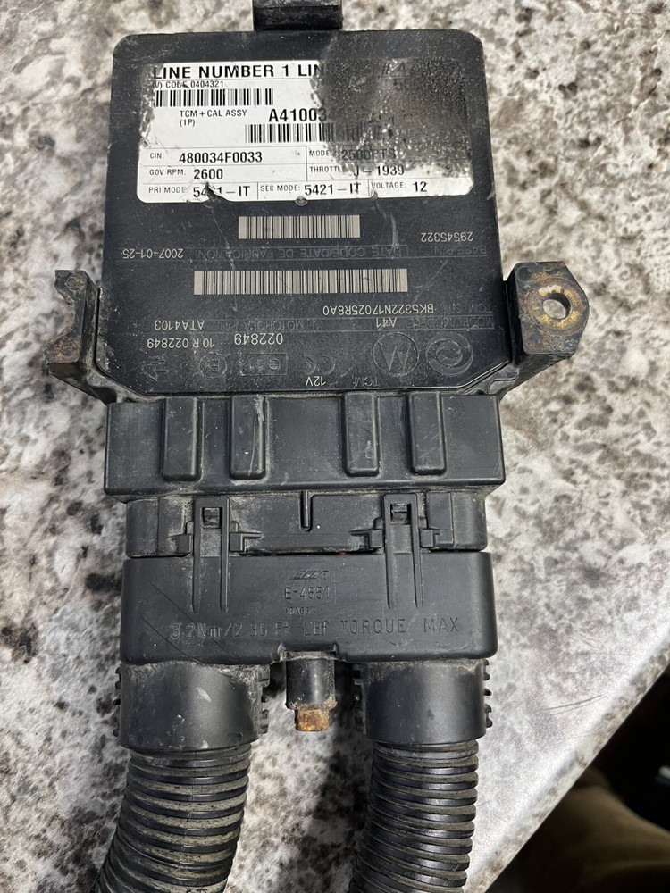 2017 ALLISON TRANSMISSION TCM 29545322 / A410034F