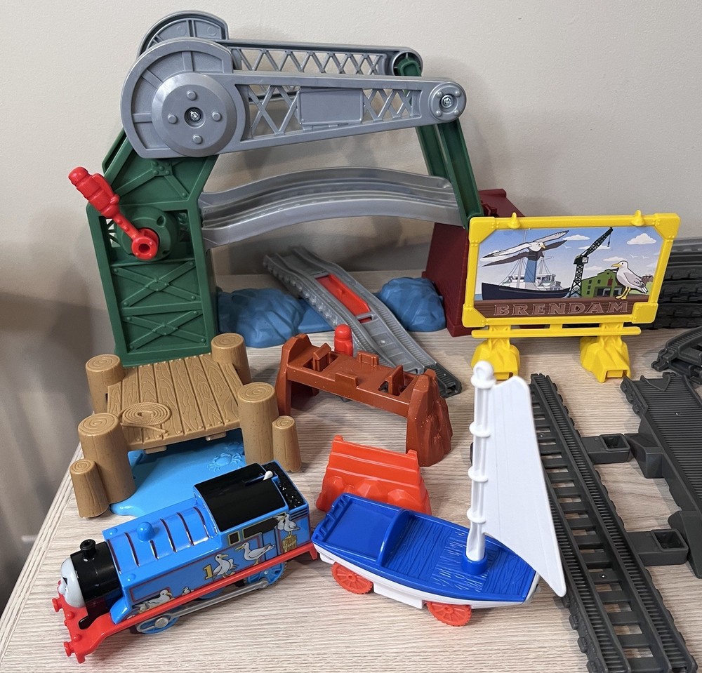 Thomas & Friends Bridge Lift Thomas And Skiff Trackmasters Motorized Thomas READ
