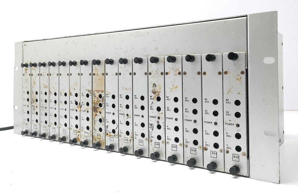 16 Channel Analog CATV Headend RF Modulator Rack Mount System