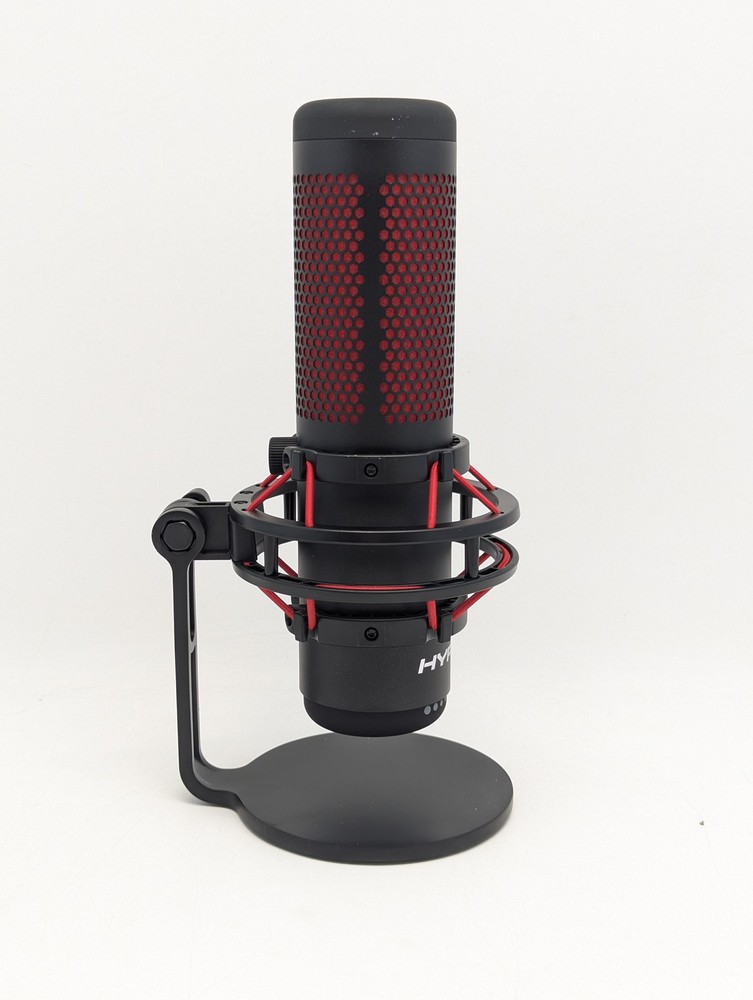 HyperX QuadCast USB Condenser Microphone Black/Red (4P5P6AA) for PC/PS4/PS5