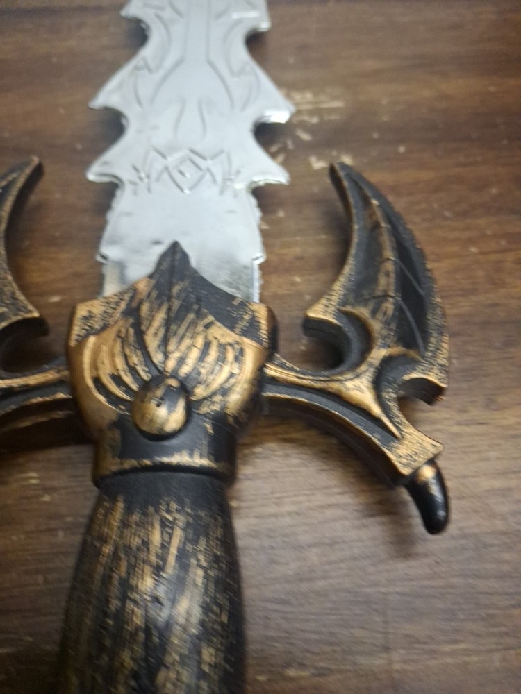 Medieval Claw Dagger Replica Plastic 16 inches long