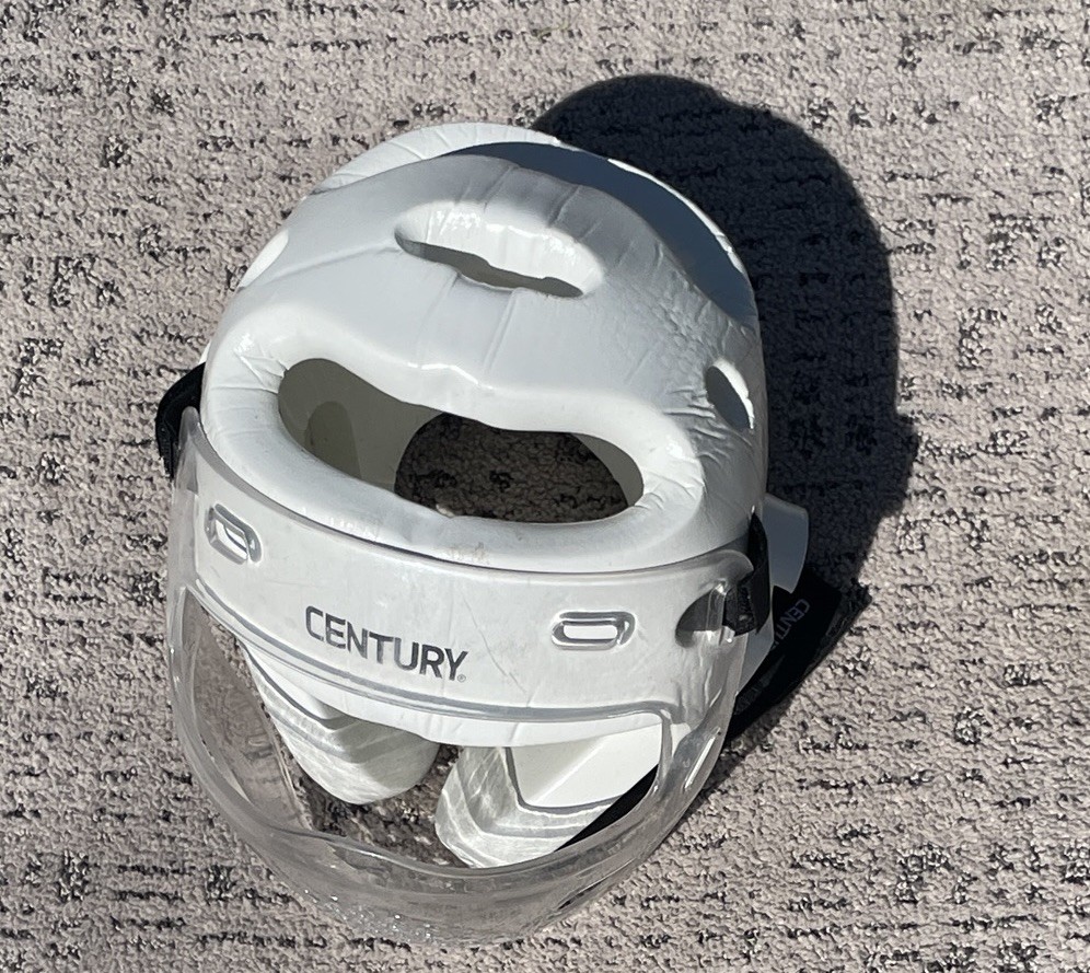 White Youth 3/4 Sparring Gear Complete Set Great Condition With Netted Bag