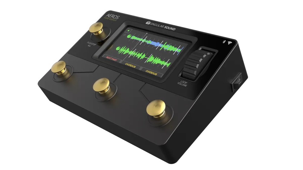 Singular Sound AEROS Loop Studio Effects Pedal - Gold Edition