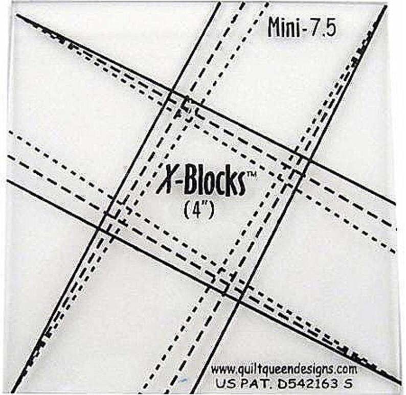 X-Blocks Mini 7.5 Rotary Cutting Tool for Making Blocks & Borders