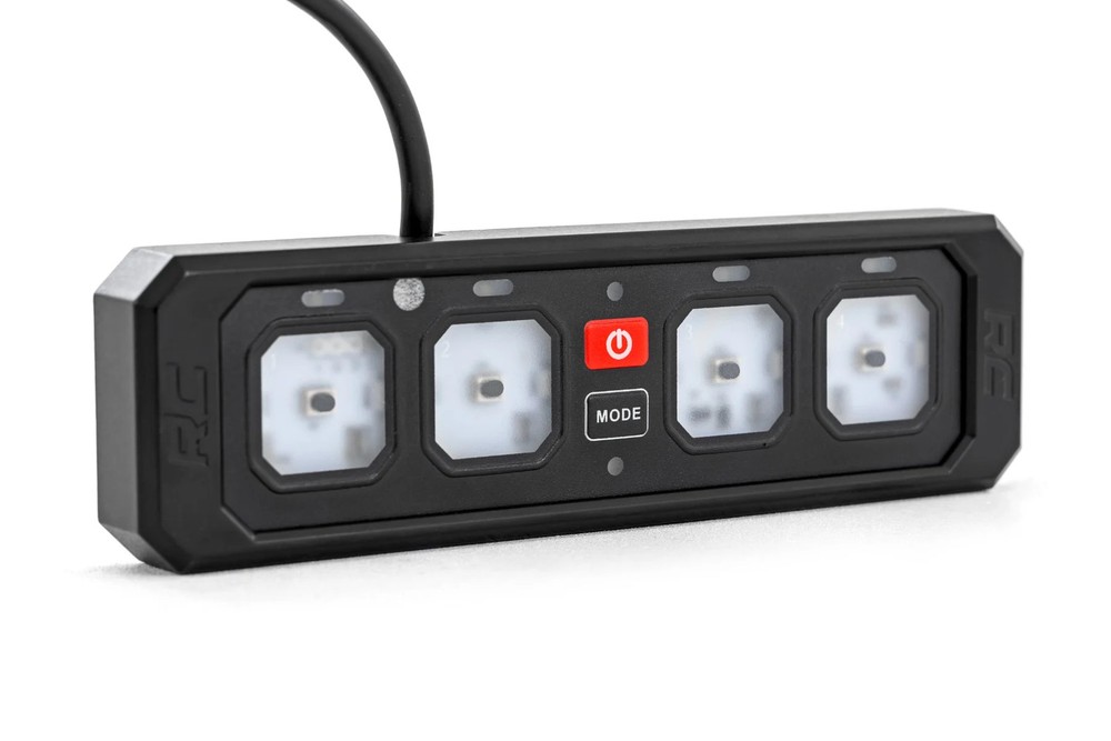 Rough Country 4 Gang Switch Panel | RGB Backlit | Multifunction Modes - 70965