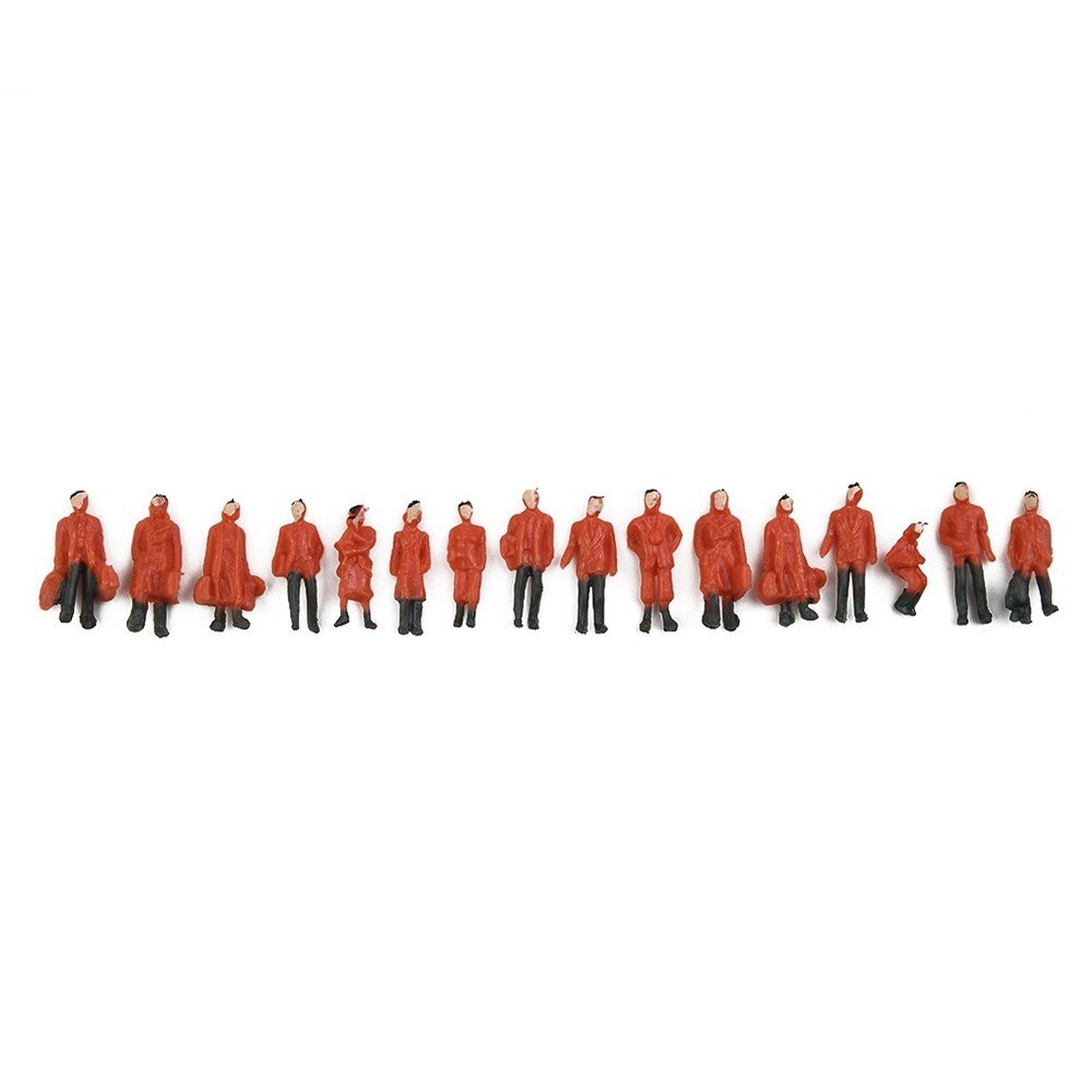 Railway Train Layout Painted Figures HO Scale Mixed Batch Model People Passenger
