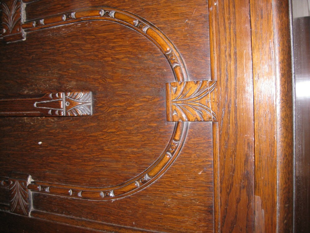 Antique Sideboard Buffet Cabinet