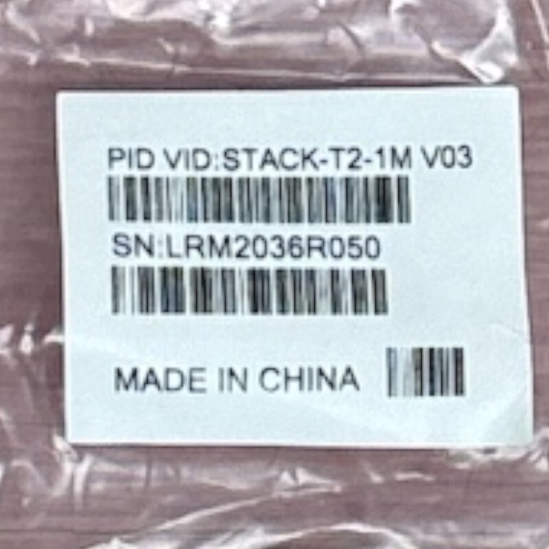 Cisco STACK-T2-1M Stacking Cable (New)