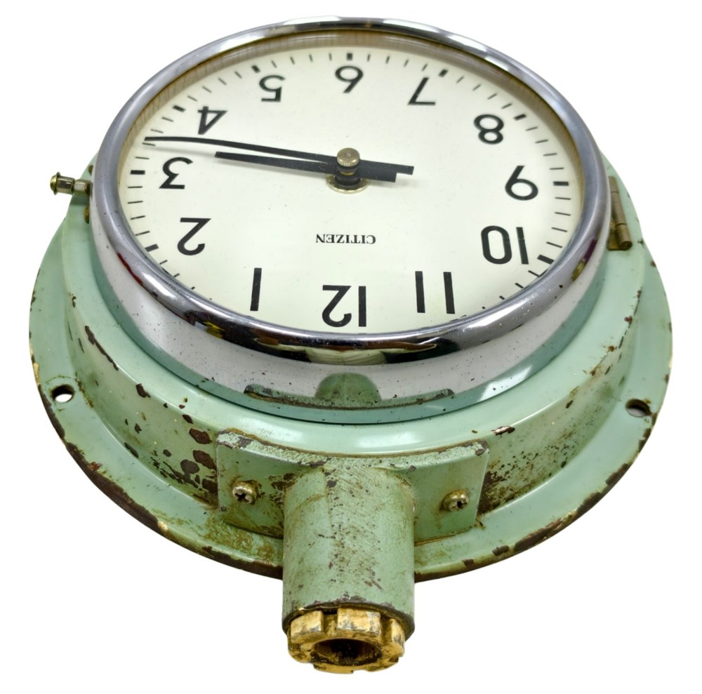 TIC Citizen Slave Clock Chrome system Marine Master Series 24VDC