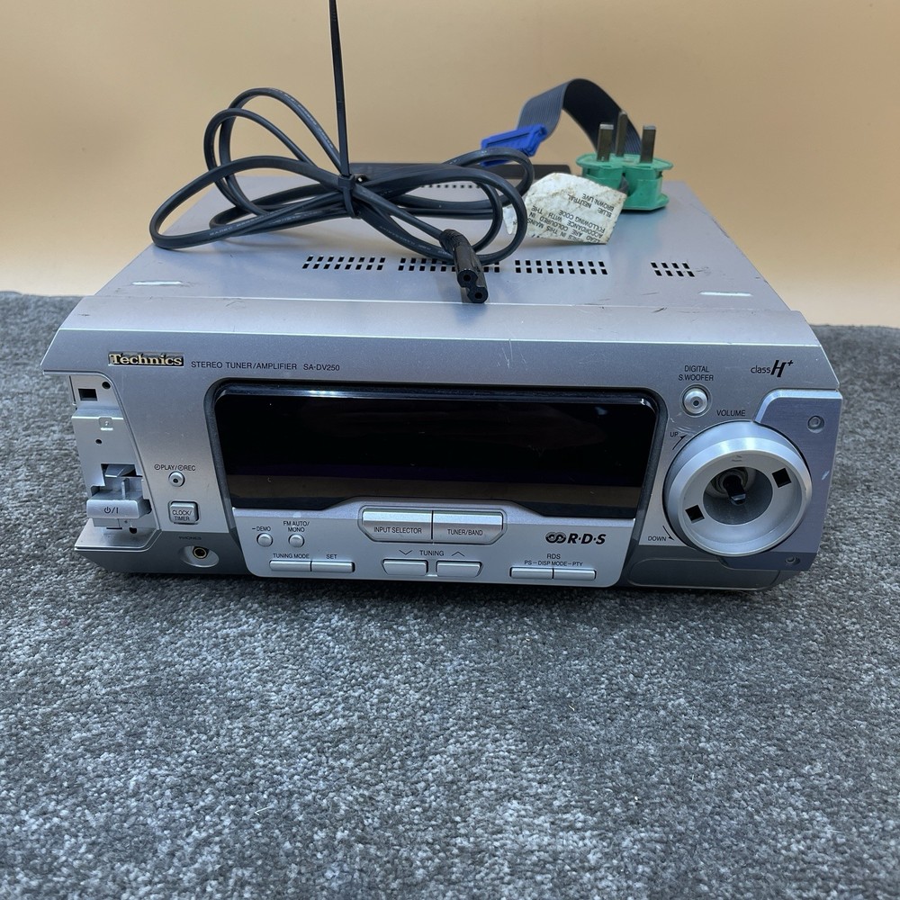 Technics SA-DV250 Amplifier Stereo Tuner Hi-Fi Unit Only *READ DESCRIPTION*