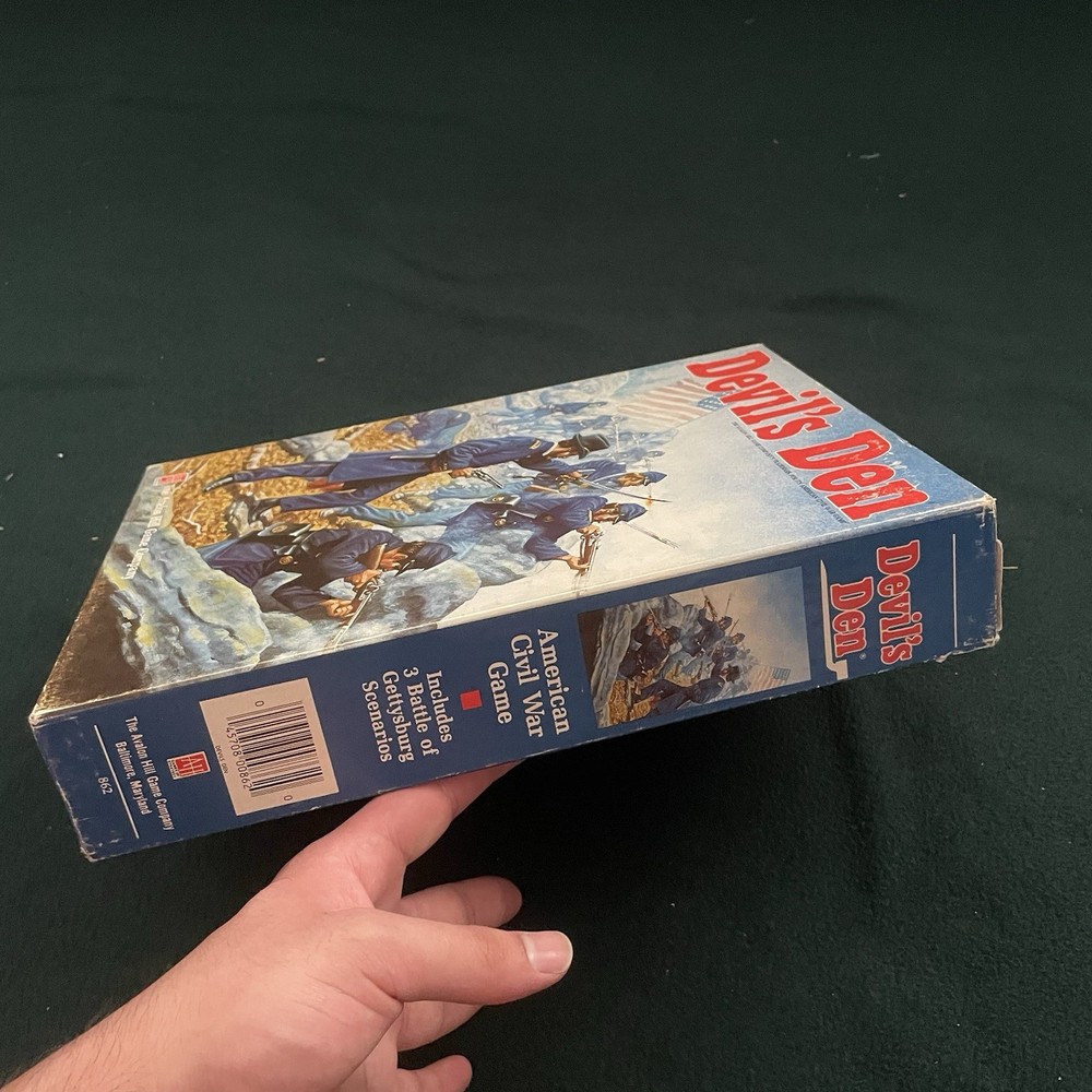 Avalon Hill 1985 Devil's Den Civil War Strategy Board Game Unpunched