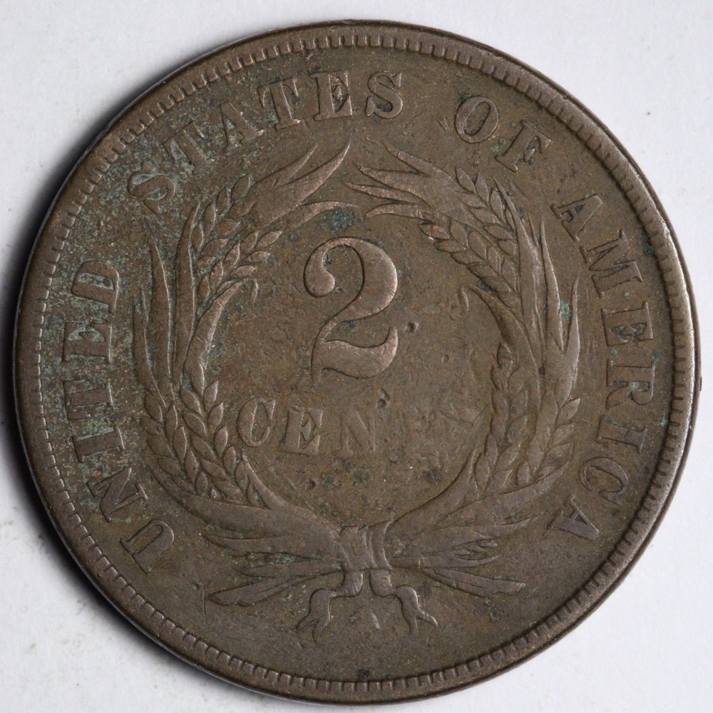 1866 Two Cent Piece FINE E219 RACN