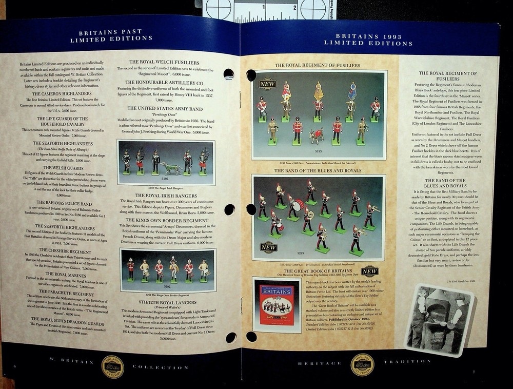 Britains, 1993 Catalog, Centenary Edition