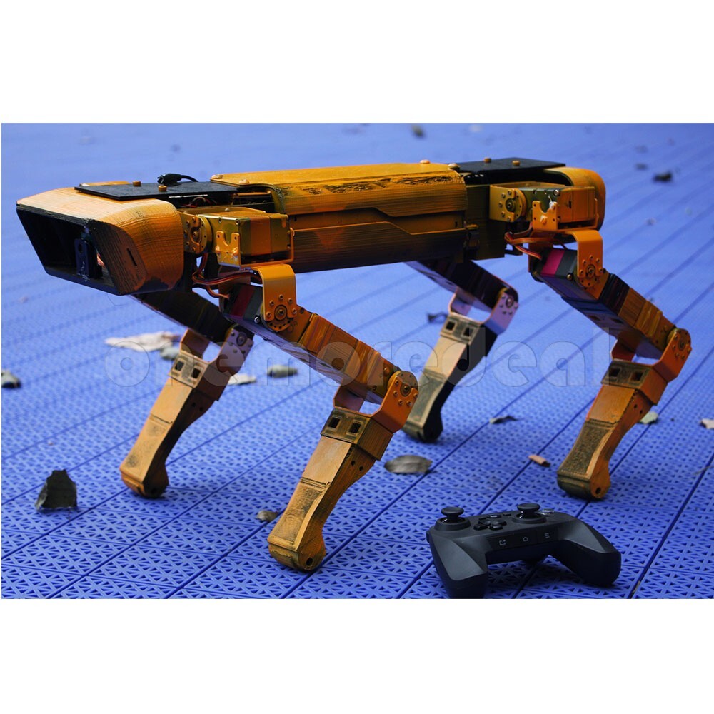 ROS Open Source AI Robot Dog Bionic big Quadruped Robot Basic RC Controller OMD