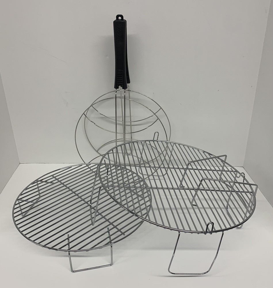 NuWave Pro Infrared Oven Replacement 4” & 2 Wire Rack- Dome Holder-Pizza Flipper