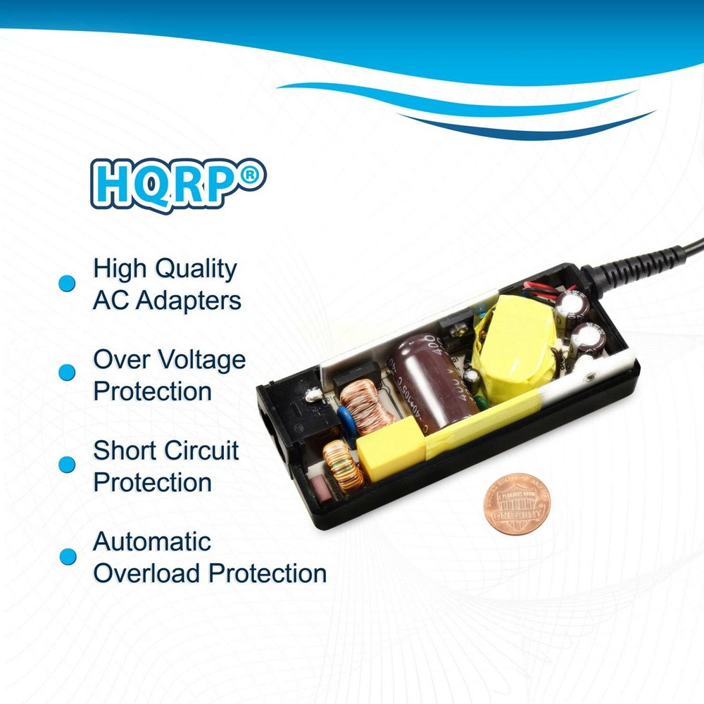 HQRP Adaptador de corriente para Casio AD-E95100, AD-E95100L, AD-E95100LE